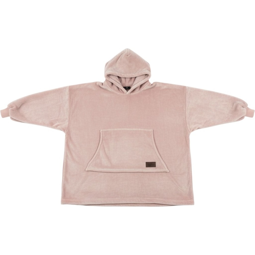 Catalonia Hoodie Blanket Women OS Pink Excellent Oversized Fleece Loungewear